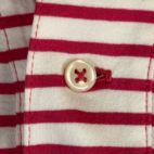 Vintage Ralph Lauren Polo Shirt Pink White Stripe Small Pony 90s Adult MEDIUM