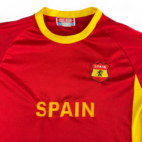 Spain Football Soccer Jersey Red Yellow EB Sports Adult MEDIUM