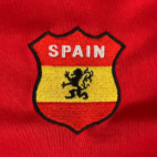 Spain Football Soccer Jersey Red Yellow EB Sports Adult MEDIUM