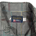 Vintage Panhandle Slim Western Shirt Brown 80s Plaid Pearl Snap Adult EXTRA LARGE