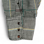 Vintage Panhandle Slim Western Shirt Brown 80s Plaid Pearl Snap Adult EXTRA LARGE