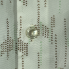 Vintage Disco Shirt Adult EXTRA LARGE White Ultressa Chevron Polyester Poly 70s