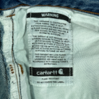 Carhartt FR Jeans Blue Relaxed Straight Medium Wash HRC3 Mens 38x29
