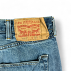Levis 501 Jeans Blue Light Wash Straight Button Fly Mens 36x30