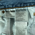 Levis 501 Jeans Blue Light Wash Straight Button Fly Mens 36x30