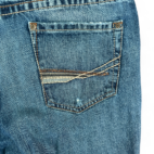 Ariat Jeans Blue Dark Wash Denim M4 Low Rise Boot Cut Mens 38x30