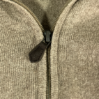 JoS A Bank Reserve Sweater Brown Wool Cashmere Italy Quarter Zip Adult XXL