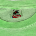 Vintage Cow Shirt Green Big Cowhuna Kahuna Beach Lifeguard Surfer 90s Adult EXTRA LARGE