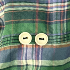 Vintage Ralph Lauren Shirt Green Plaid Flannel 90s Adult LARGE