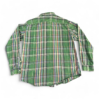 Vintage Ralph Lauren Shirt Green Plaid Flannel 90s Adult LARGE