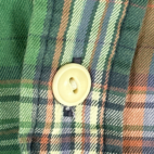 Vintage Ralph Lauren Shirt Green Plaid Flannel 90s Adult LARGE