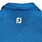 FootJoy Polo Shirt Blue White Dots Golf Caddy Adult LARGE