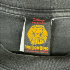 Vintage Lion King Shirt Black Disney Broadway Musical Y2K Adult MEDIUM