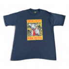 Vintage Pork Festival Shirt Blue Pig Hog Tipton County Indiana 90s Adult LARGE
