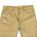 Vintage Levis Jeans Brown 550 Relaxed Tapered USA Made 90s Mens 38x28