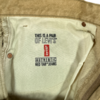 Vintage Levis Jeans Brown 550 Relaxed Tapered USA Made 90s Mens 38x28