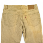 Vintage Levis Jeans Brown 550 Relaxed Tapered USA Made 90s Mens 38x28