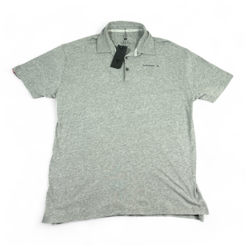 Tesla Polo Shirt Gray Model X Spell Out Promo Adult EXTRA LARGE
