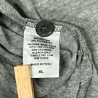 Tesla Polo Shirt Gray Model X Spell Out Promo Adult EXTRA LARGE