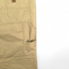 Coleman Pants Brown Fleece Lined Carpenter Utility Workwear Outdoor Mens 36x30