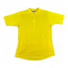 Vintage Nashbar Cycling Jersey Yellow Blank USA Made 90s Adult LARGE