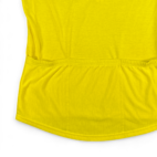 Vintage Nashbar Cycling Jersey Yellow Blank USA Made 90s Adult LARGE