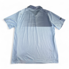 Nike Golf Polo Shirt Blue Striped Tour Performance Dri Fit Adult EXTRA LARGE
