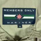 Vintage Members Only Jacket Brown Tan Mariner Windbreaker 90s Adult MEDIUM