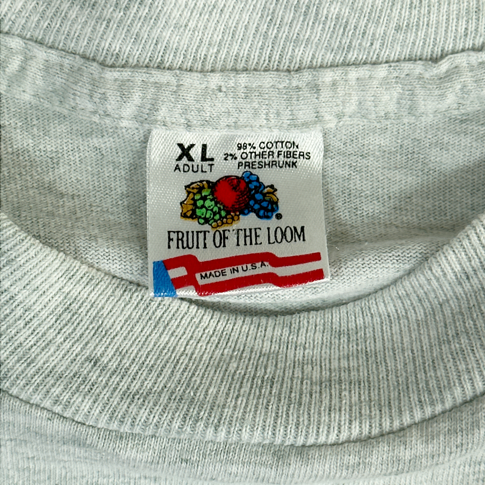 Vintage Tractor Shirt Gray Oliver Row Crop 70 90s Adult EXTRA LARGE