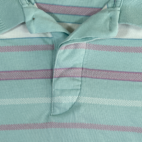 Vintage Alexander Julian Colours Polo Shirt Purple Green Stripes Pastel 90s Adult MEDIUM