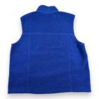 LL Bean Vest Blue Fleece Polartec Zip Up Adult LARGE