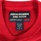 Vintage Abercrombie & Fitch Sweater Blue Red Y2K Two Tone Adult MEDIUM