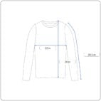 Vintage Abercrombie & Fitch Sweater Blue Red Y2K Two Tone Adult MEDIUM