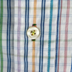 Colours By Alexander Julian Shirt White Purple Pastel Stripes Y2K Adult MEDIUM