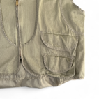 Avid Outdoor Hunting Vest Brown Zip Pockets Game Bag Adult XXL 2XL