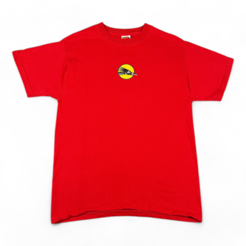Vintage Clif Bar Shirt Red Natural Energy Gel Promo 90s Adult MEDIUM
