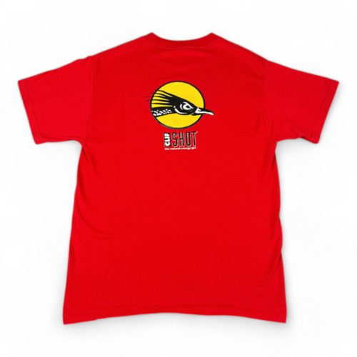 Vintage Clif Bar Shirt Red Natural Energy Gel Promo 90s Adult MEDIUM