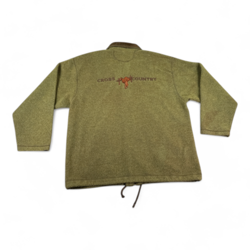 Vintage Chore Jacket Green Fleece Barn Equestrian Y2K Womens EXTRA LARGE
