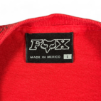 Vintage Fox Racing Shirt Red Motorcross Dirt Bike MX Motorsports Adult LARGE