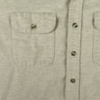 Vintage Five Brother Shirt White Ivory Flannel USA Made 90s Adult LARGE