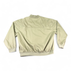 Vintage Windbreaker Jacket Brown Khaki Tan Piping 90s Adult XXL 2XL