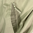 Vintage Windbreaker Jacket Brown Khaki Tan Piping 90s Adult XXL 2XL