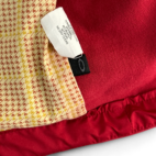 Vintage Oakley Vest Red Pockets Houndstooth Lining Golf Preppy Windbreaker Y2K Adult LARGE