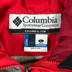 Columbia Jacket Red White Gray Core Interchange Anaorak Adult LARGE