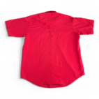 Plains Western Shirt Red Pearl Snap Adult LARGE