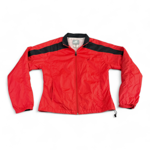 Vintage New Balance Jacket Red Black Two Tone 90s Womens MEDIUM