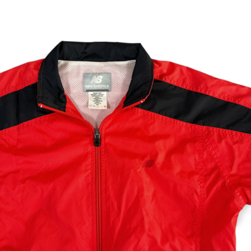 Vintage New Balance Jacket Red Black Two Tone 90s Womens MEDIUM