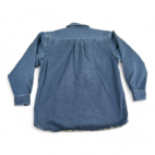 Vintage Galyans Shirt Blue Flannel Lined Workwear Chore Barn 90s Adult LARGE