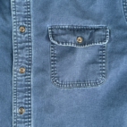 Vintage Galyans Shirt Blue Flannel Lined Workwear Chore Barn 90s Adult LARGE