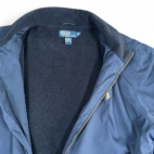 Vintage Polo Ralph Lauren Jacket Blue Fleece Lined Harrington 90s Adult EXTRA LARGE